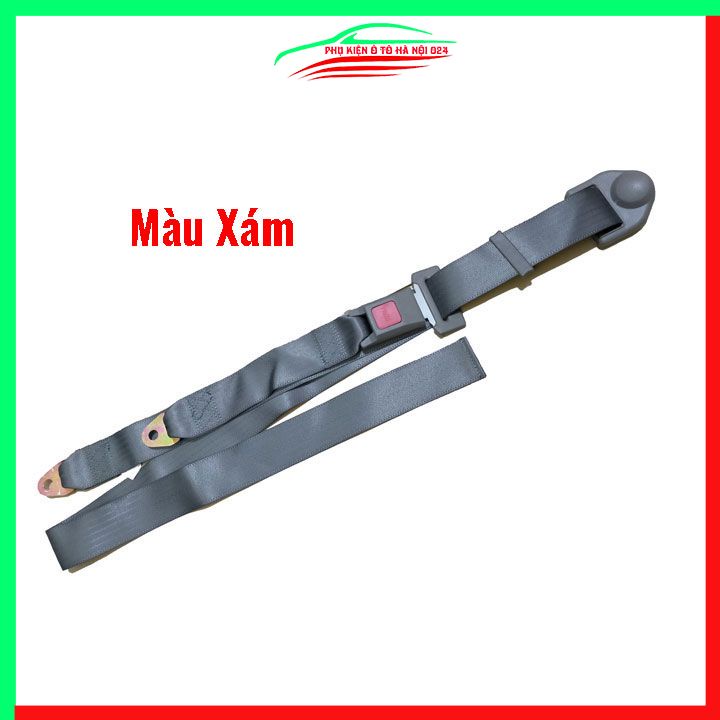 Dây đai ô tô 3 điểm màu đen, xám, be tùy chọn bản rộng 5cm