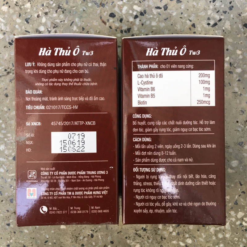 Hà Thủ Ô TW3