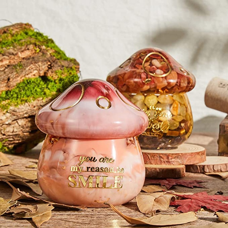 Set 2 Khuôn Silicone Hình Hũ Nấm Làm Đồ Trang Sức