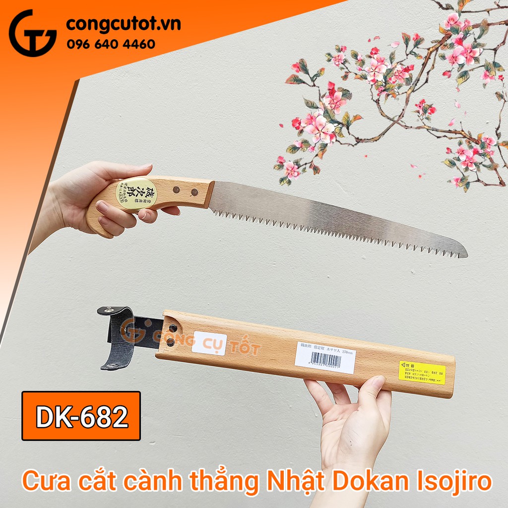 Cưa cắt cành thẳng Nhật Bản Dokan Isojiro DK-682