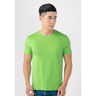 [Giá Sỉ] Áo thun trơn Nam nữ cổ tròn ngắn tay màu Xanh Chuối