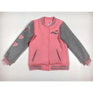 Áo khoác nỉ bomber bé gái hàng xuất dư