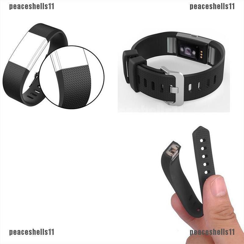 Dây Đeo Thay Thế Có Khóa Kim Loại Cho Đồng Hồ Thông Minh Fitbit Charge 2