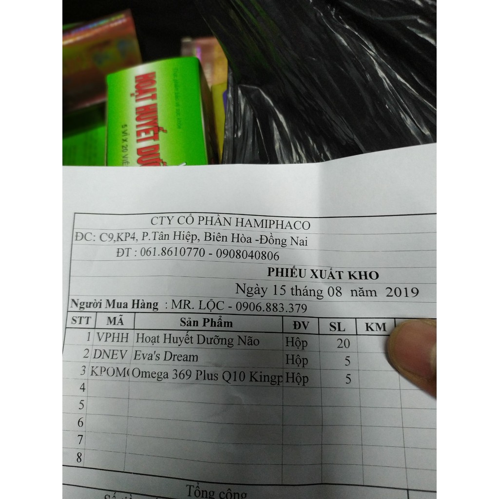 Combo 5 hộp hoạt huyết dưỡng não chính hãng vinaphar - 500 viên | BigBuy360 - bigbuy360.vn