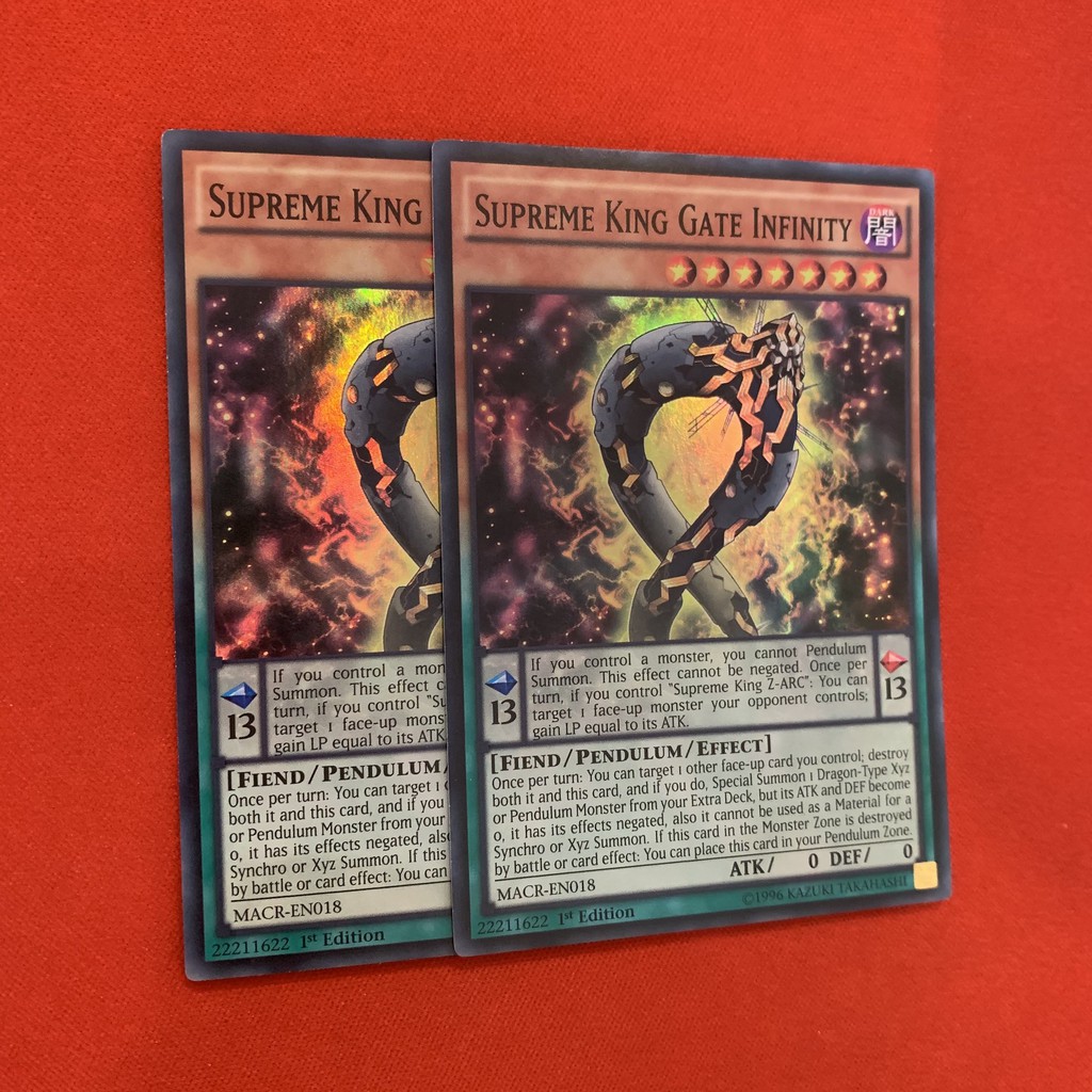 [EN][Thẻ Bài Yugioh Chính Hãng] Supreme King Gate Infinity