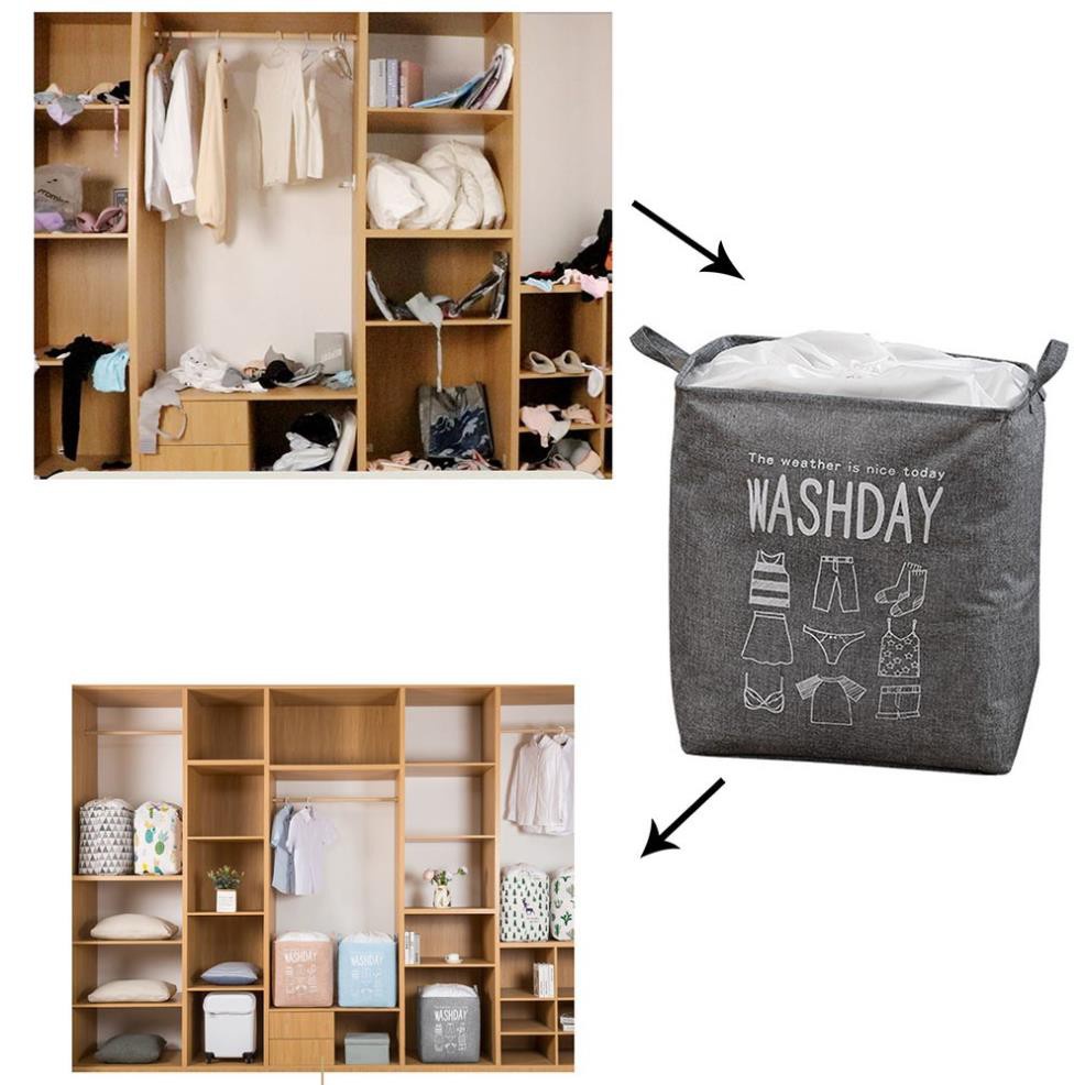 Giỏ vải đựng đồ bảo quản quần áo