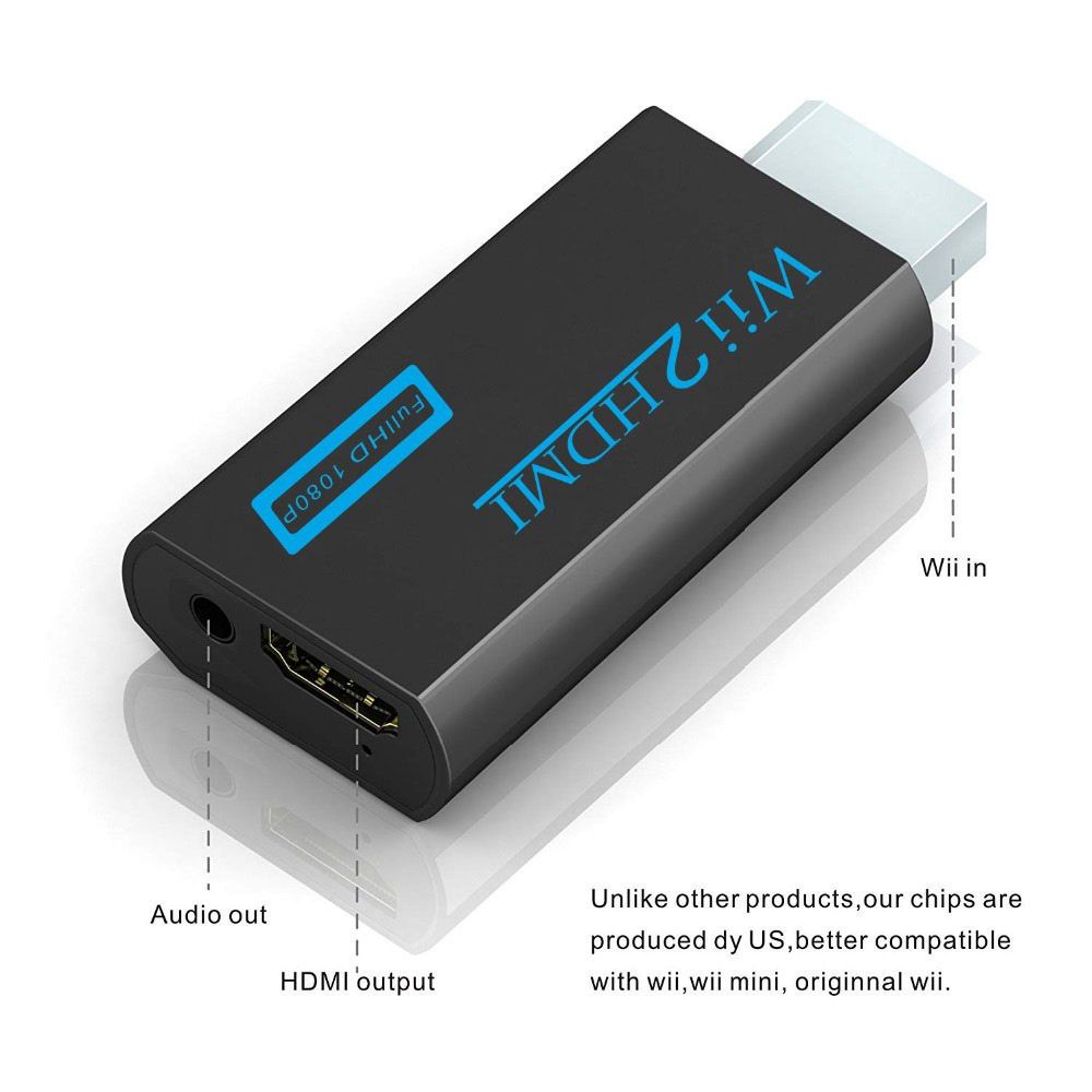 Đầu Chuyển Đổi Âm Thanh Hdmi Sang Hdmi 3.5mm Màu Đen Nhỏ Gọn Nhiều Màu