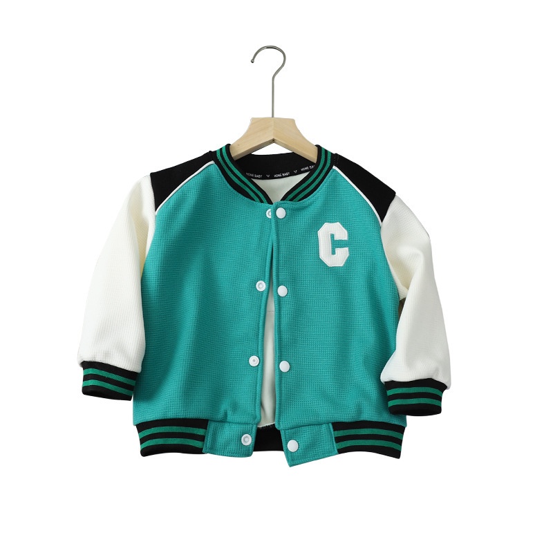 Áo khoác bóng chày thể thao AMILA lót lông cừu thời trang dành cho trẻ em