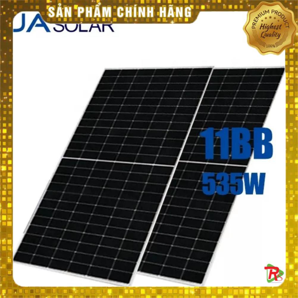 TẤM PIN NĂNG LƯỢNG MẶT TRỜI JA SOLAR MONO 535W MBB Half-Cell Module JAM72S30/MR