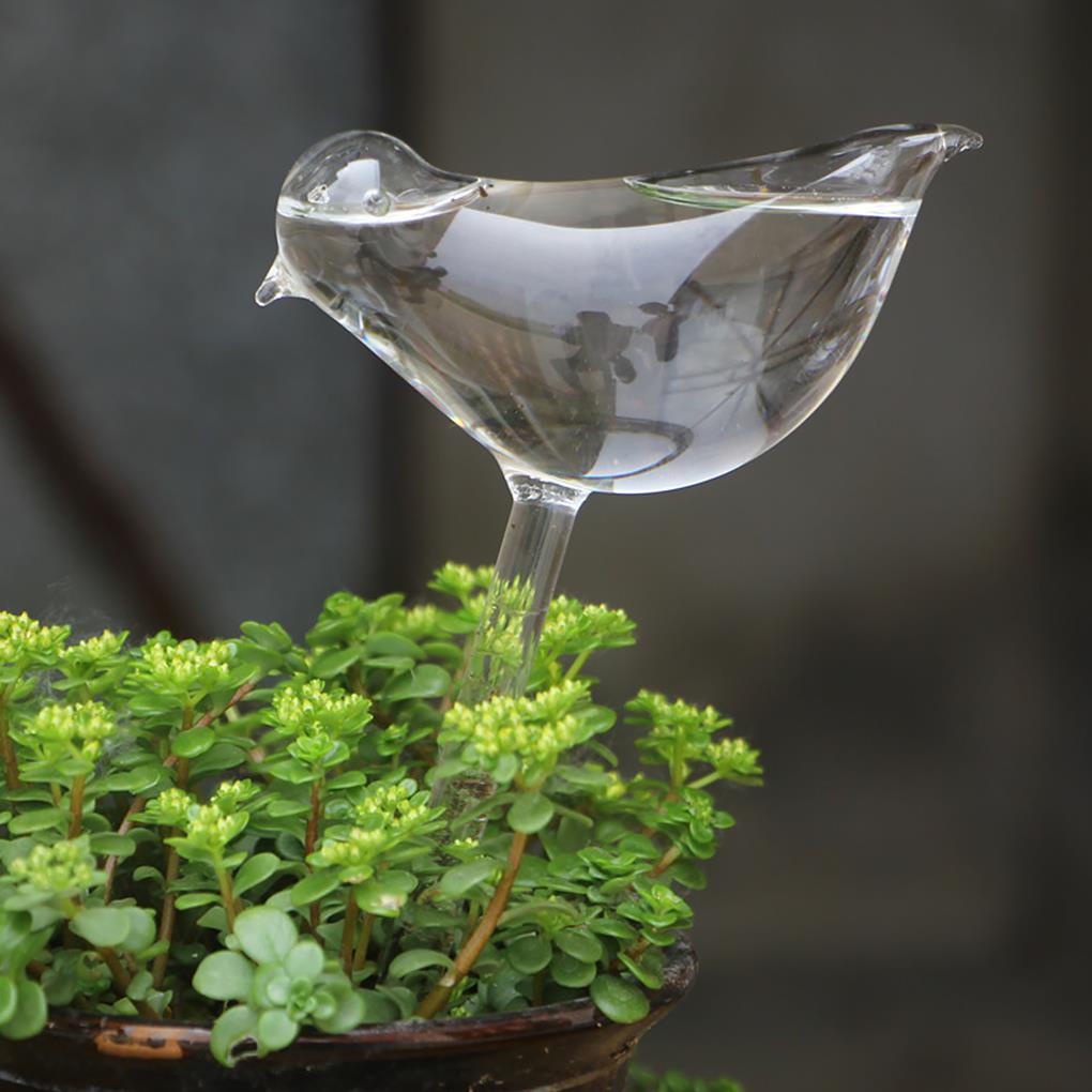 Plant Watering Device Spike Flowers DIY Drip Irrigation Waterer Animal Shape Transparent Refillable Water Feeder burang