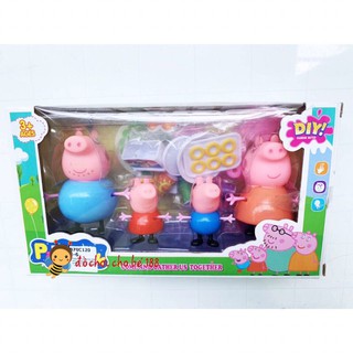 Hộp đồ chơi gia đình heo peppa picnic