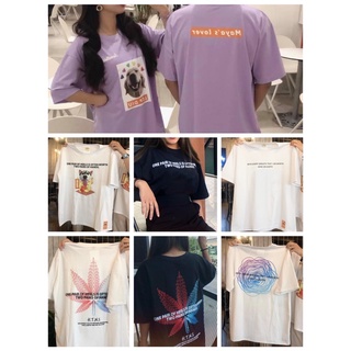 Áo thun cotton oversize nhiều mẫu tổng hợp