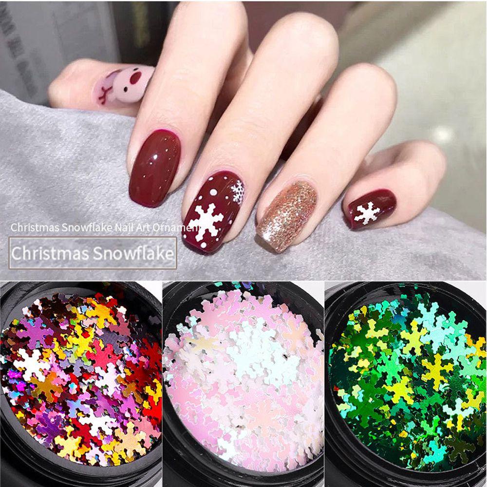 HS Set 6 Hộp Sequin Lấp Lánh Dùng Để Trang Trí Móng Nghệ Thuật