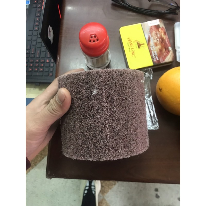 quả lô đánh xước và mịn inox 2 loại
