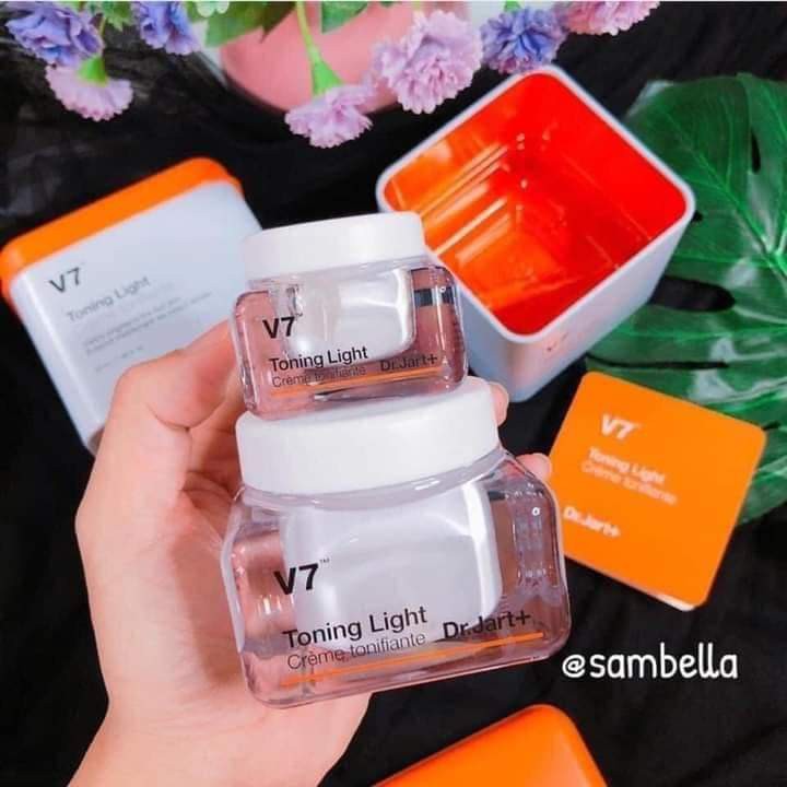 Kem V7 Dưỡng Trắng Và Tái Tạo Da Toning Light Dr.Jart+ _anhthucosmetic