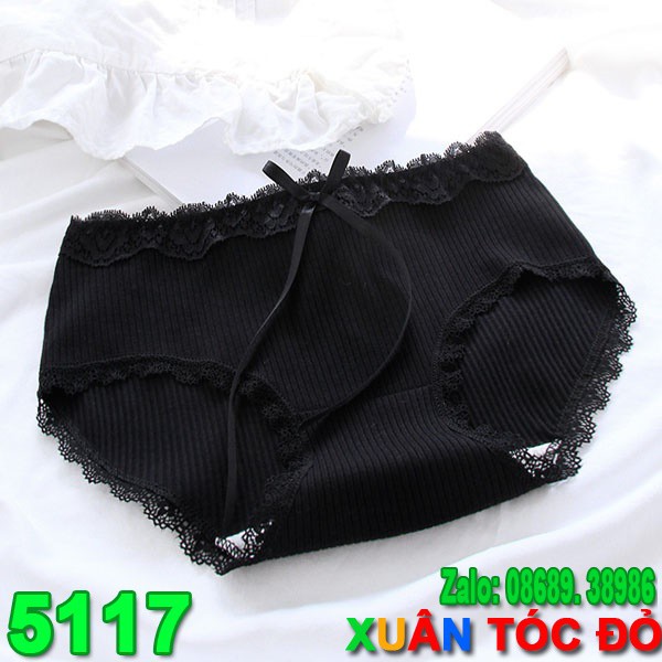 SỈ ZALO RẺ HƠN NHIỀU_ Quần Lót 5 Kiểu Đen Có Nơ Mới Cực Xịn 5117 | BigBuy360 - bigbuy360.vn