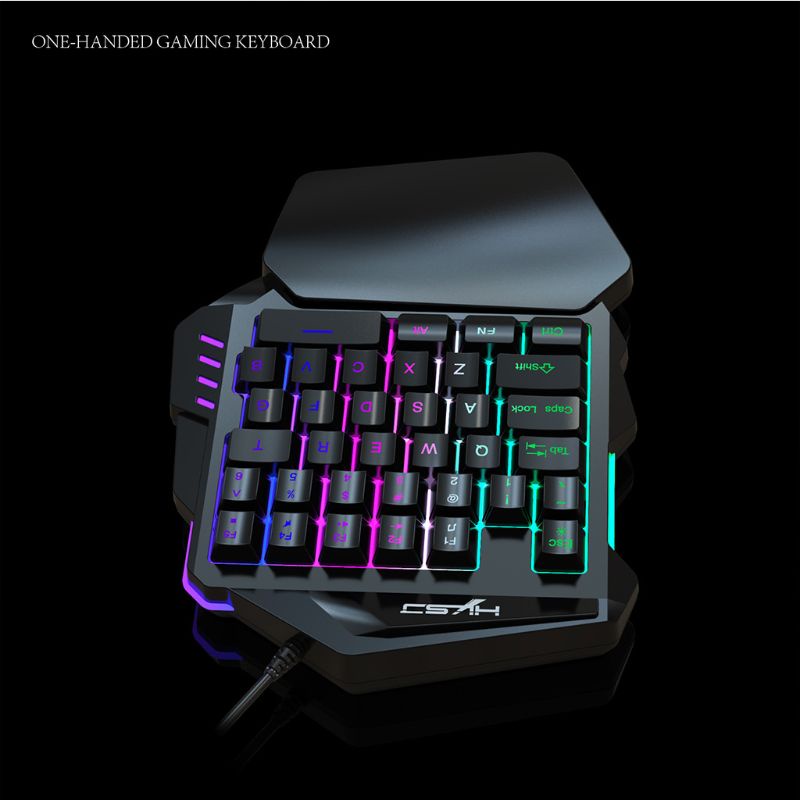 Combo Bàn Phím Và Chuột Gaming Mini 35 Phím Có Dây Usb Cho PC