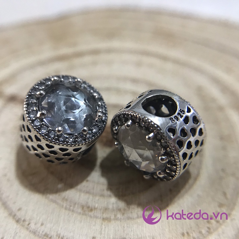 ( 9 màu ) Charm radian bạc S925 ( PKB260 , PKB3004 ).