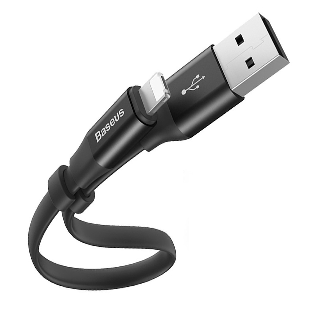 Dây cáp sạc 2 trong 1 Lightning / MicroUSB Baseus Two in One 1.2 m dây dẹt - Hàng chính hãng