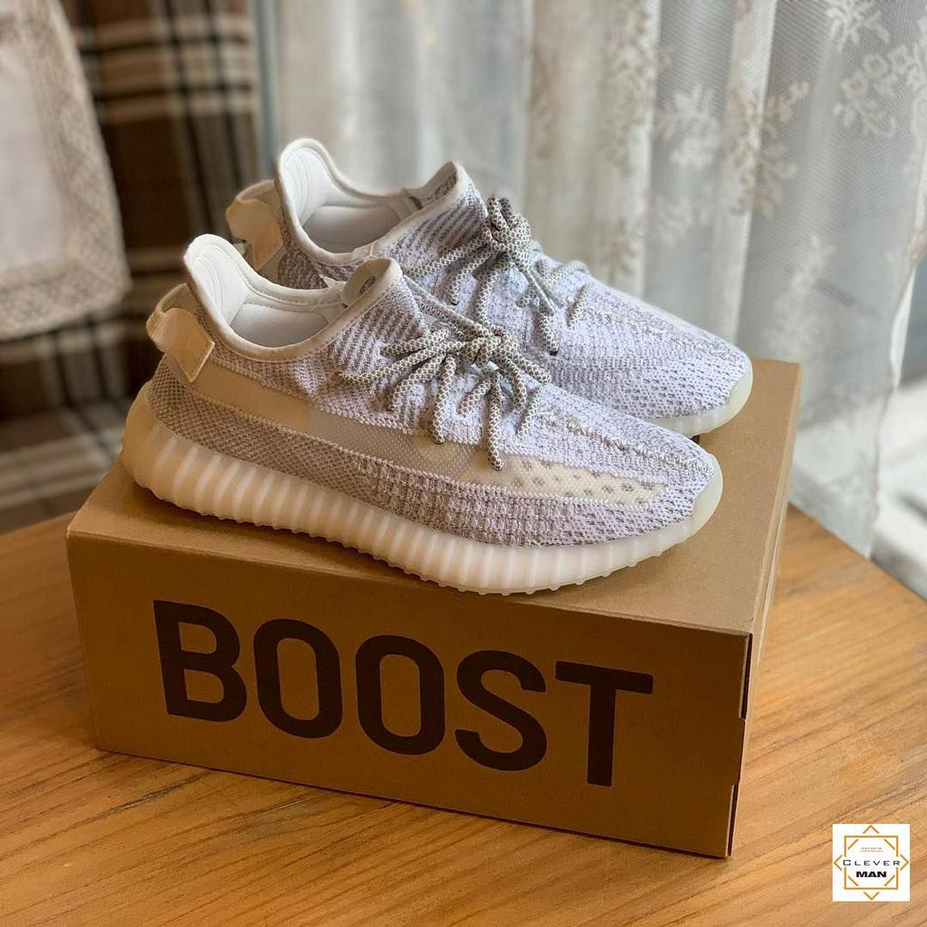 Giày Thể Thao Sneakers  YZ 350 V2 STATIC Trắng Xám Full Phản Quang Cực đẹp Cho Cả Nam Và Nữ