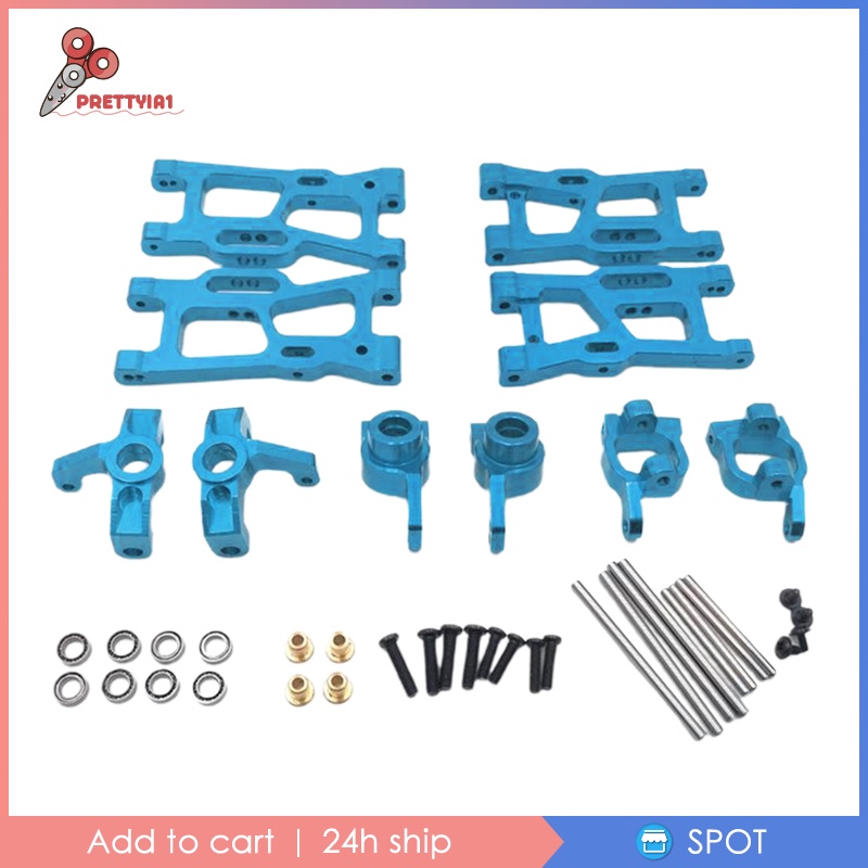 Bộ Phụ Tùng Nâng Cấp Bằng Kim Loại Prettyia1 [Prettyia1] WLtoys 144001 124018 124019 Phụ Kiện Thay Thế Cho Máy Hút Bụi Tiện Lợi