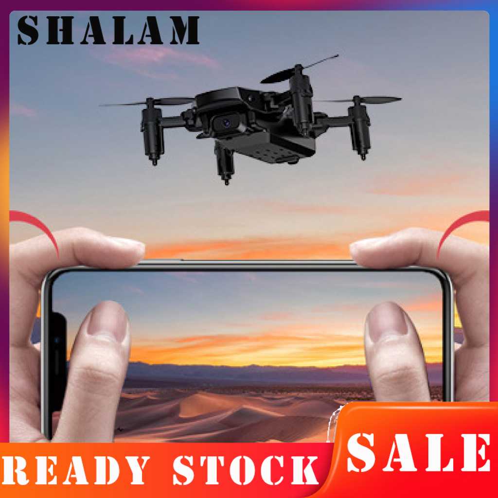 shopee09 Portable Mini Remote Control Pocket Drone Quadcopter Unmanned Aerial Vehicle