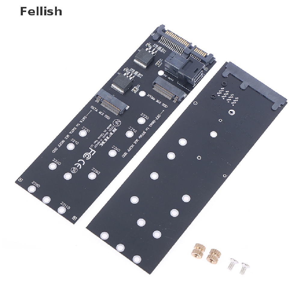 [Fellish] 22Pin SATA M.2 SSD Adapter SFF-8643 to NVMe M.2 NGFF SSD for Mainboard 436VN