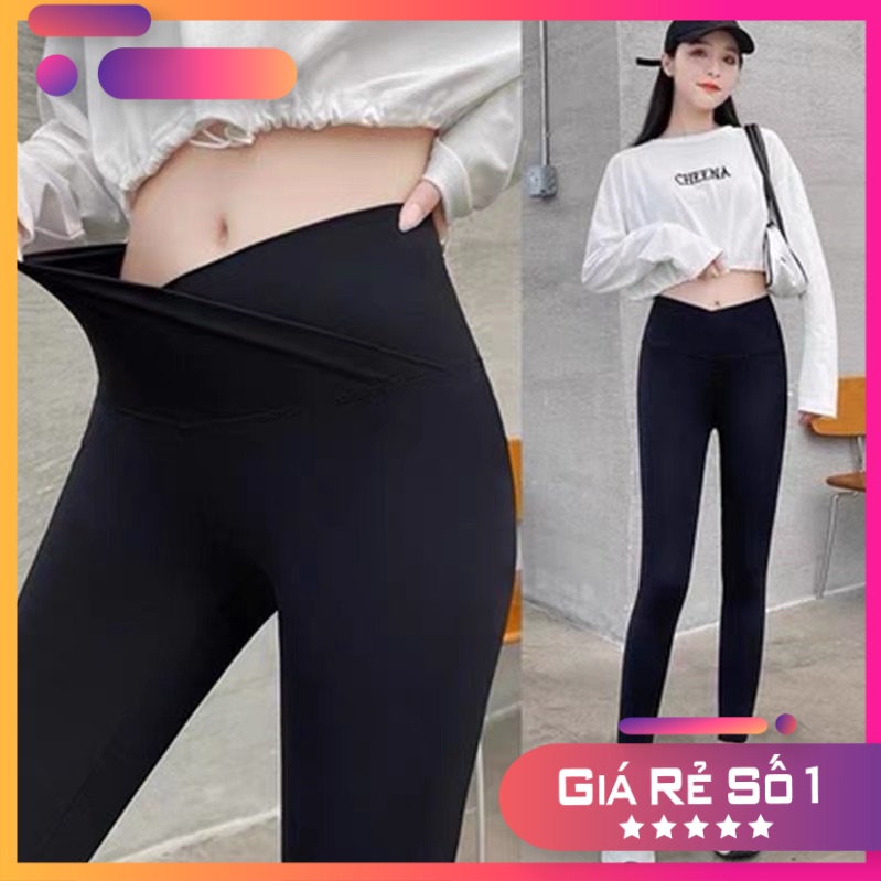 Quần Legging Nữ Cạp Cao gen bụng loại đẹp mới - Gia Hân Fashion