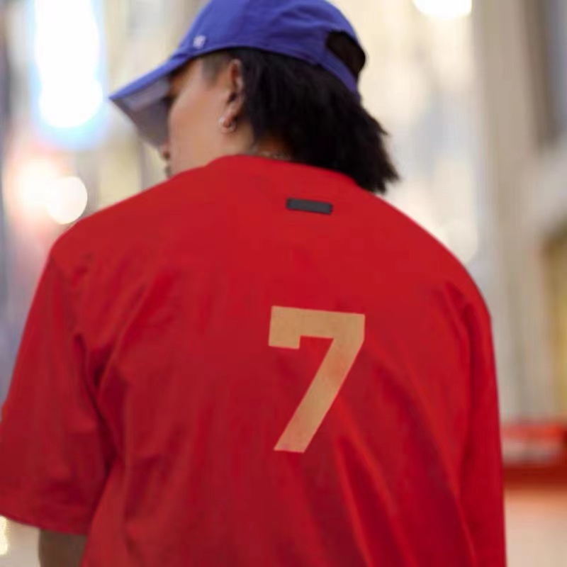 FOG FEAR OF GOD seventh season 7 short-sleeved couple T-shirt high street loose all-match ins tide brand summer