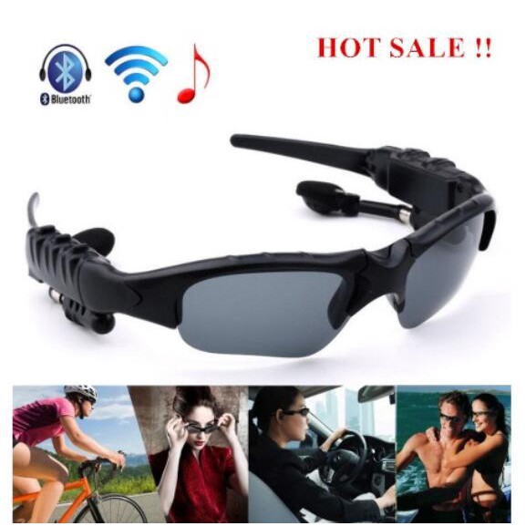 FREESHIP 50K Smart Wireless Bluetooth Sports Sunglasses With Headphone Kính râm thể thao