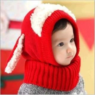 Mũ len tai cừu siêu ấm cho bé