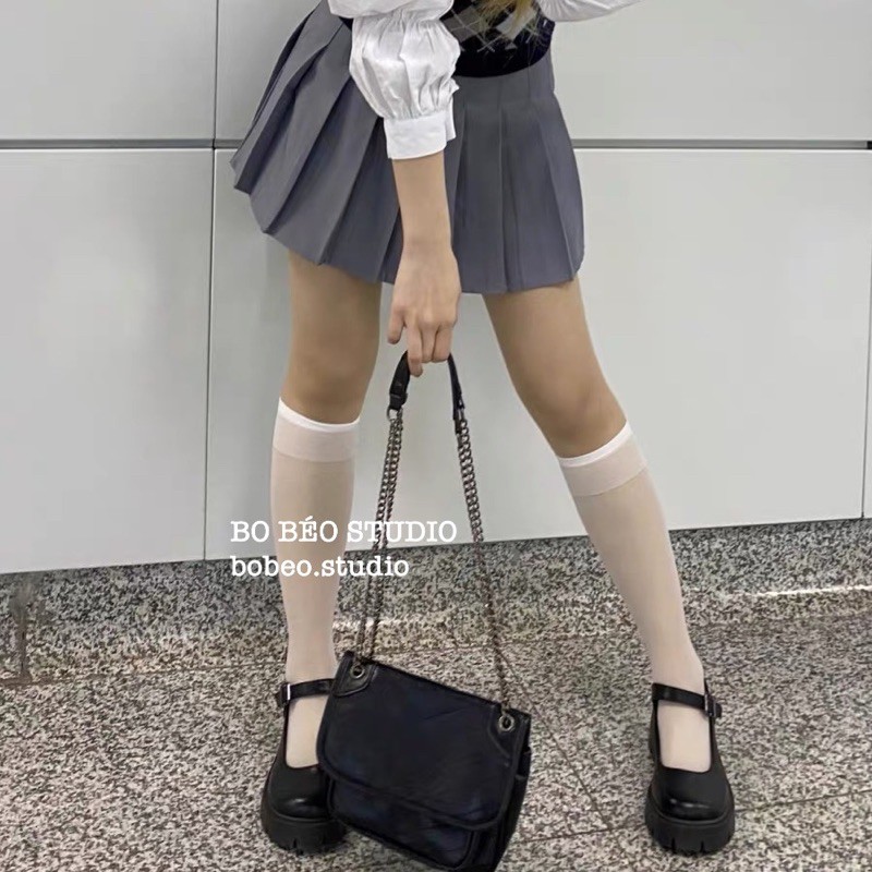 (HÀNG CÓ SẴN - ẢNH THẬT FEEDBACK) GIÀY ULZZANG BÚP BÊ MARY JANE QUAI NGANG ĐẾ CAO 5CM - RETRO MARY JANE SHOES