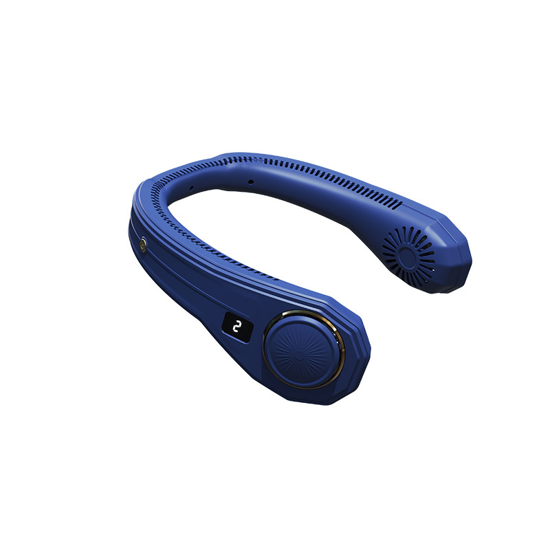 Quạt Nhỏ Đeo Cổ Kỹ Thuật Số Tuabin Công Nghệ Kỹ Thuật Số Mới 2022 Sạc USB Cho Học Sinh