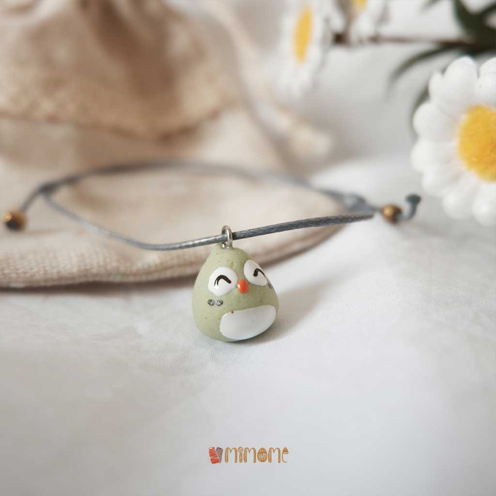 Vòng gốm chú chim xanh