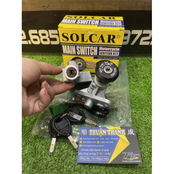 Khoá máy sport 6 cạnh chống trộm / chống bẻ - Xipo - RGV - Satria 2000