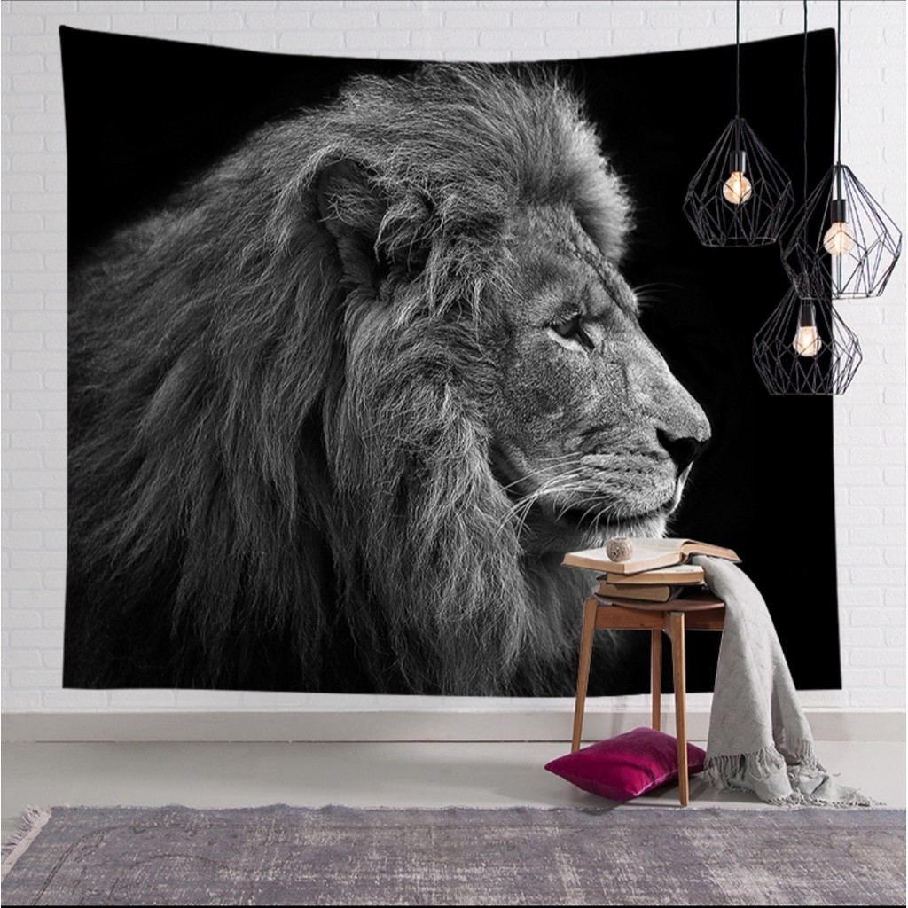 Thảm treo tường/ Vải treo tường decor đa phong cách/Tapestry hanging cloth/ Wall Tapestry (150x130cm, tặng móc treo)