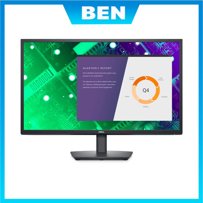 Màn hình Dell E2422H (23.8inch/FHD/IPS/60Hz/8ms/250nits/DP+Dsub)