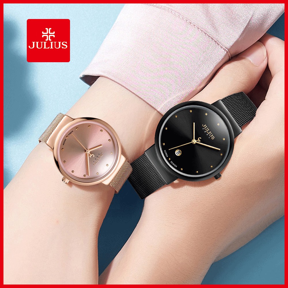 Đồng Hồ Đeo Tay julius / julius Hàn Quốc ja-426 Cho Cặp Đôi