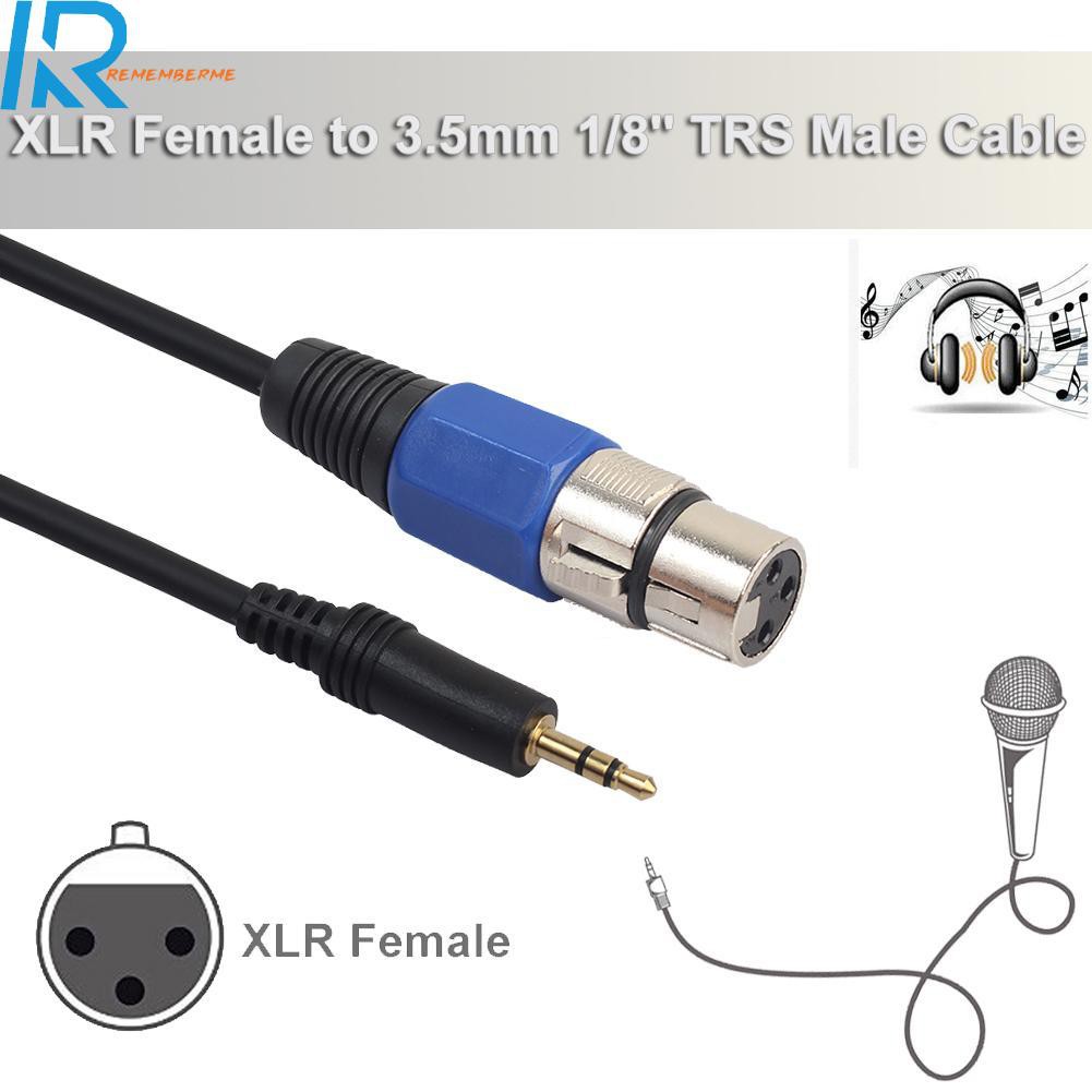 Cáp Chuyển Đổi Âm Thanh Từ Đầu Cắm 9.84ft / 3m 3pin Xlr Sang 3.5mm Trs