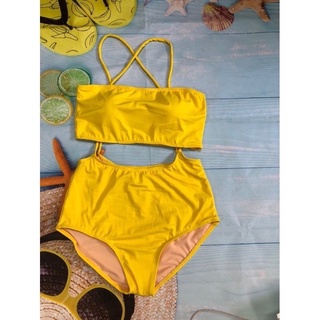 Bikini 1 mảnh form ống sexy 2 màu