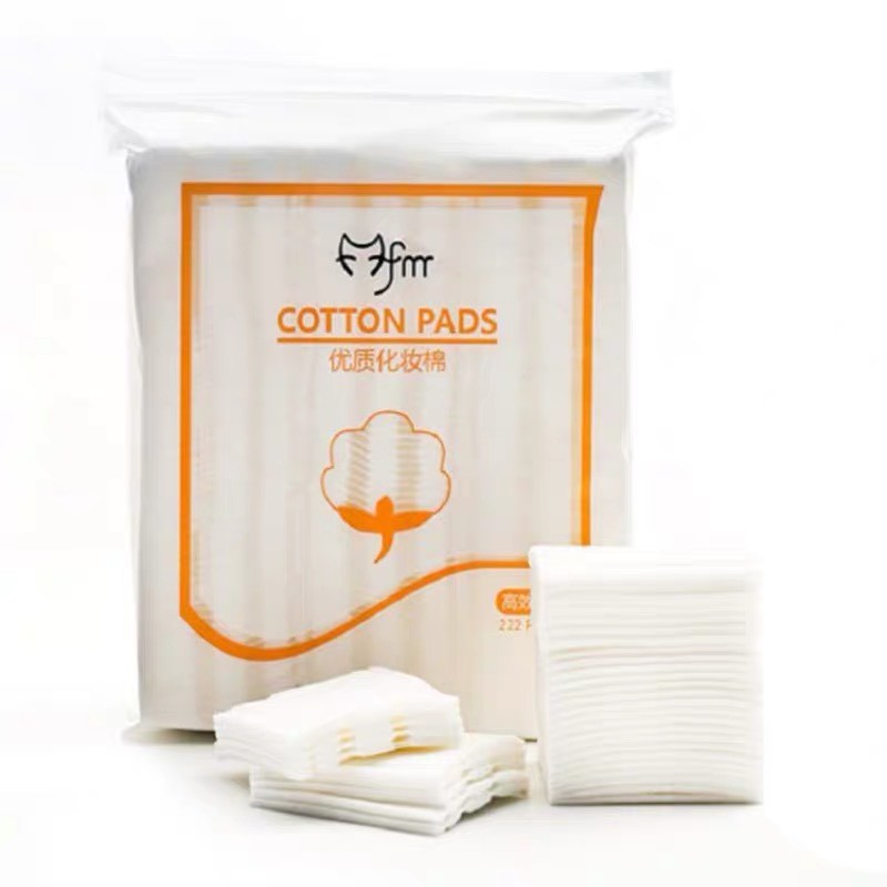 [Túi 222 miếng] Bông tẩy trang 3 lớp Cotton Pads dùng cực thích mịn và dai