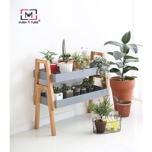Khay đựng đồ đa năng hàn quốc lắp ráp màu xám - MW FURNITURE - Nội thất trang trí