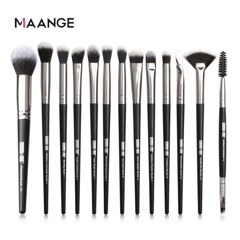 Bộ Cọ Trang Điểm MAANGE Sử Dụng Chuyên Nghiệp（13Pcs）