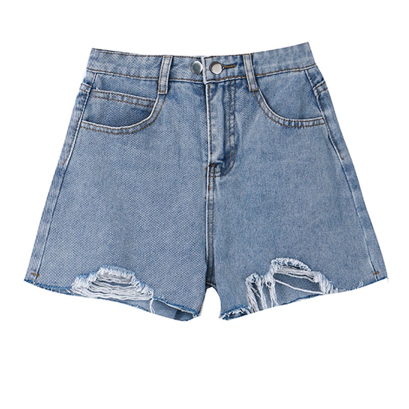 Quần short jean rách IELGY thiết kế cá tính cho nữ