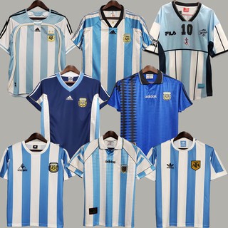 Áo đồng phục đội bóng đá Argentina cổ điển 1978 1986 1998 2006