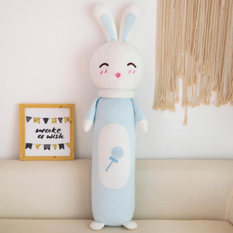 Gấu Bông, Thú Nhồi Bông, Gối Ôm Cho Bé Thỏ Bông 65Cm Hàng Cao Cấp