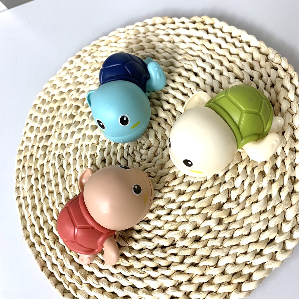 Đồ chơi nhà tắm cho bé hình con rùa biết bơi siêu đáng yêu [ kích thích cho bé đi tắm ]