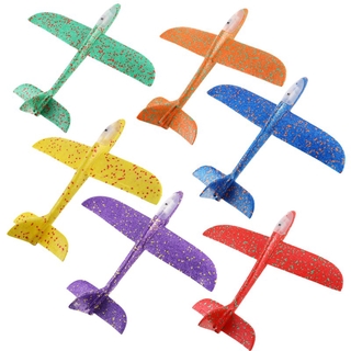 6pcs Shine Flying Glider Mini Flying Toys Simulation Aircraft for Girl Boy Kids