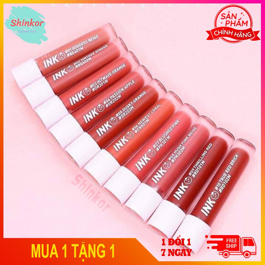 [MUA 1 TẶNG 1]  Son kem lì Peripera Ink Matte Blur Tint 2019 lì mịn như nhung Shinkor