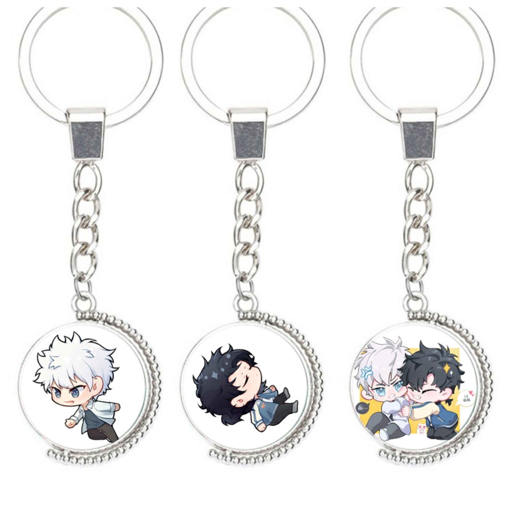 (Viền tròn) Móc khóa nhân vật Người đại diện thời gian anime chibi xinh xắn tiện lợi